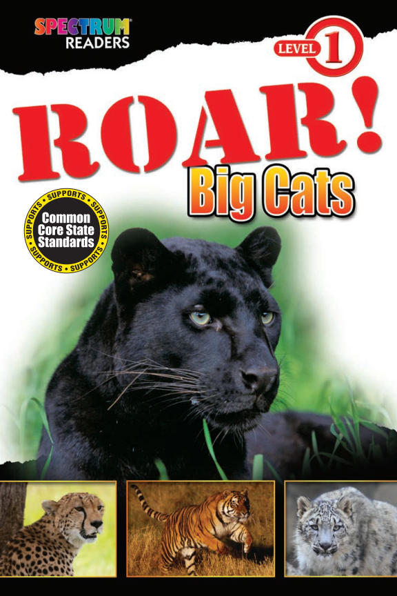 Spectrum Readers Level 1 ROAR Big Cats