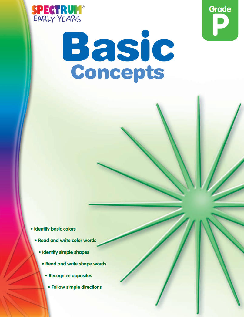 Spectrum Early Years Basic Concepts