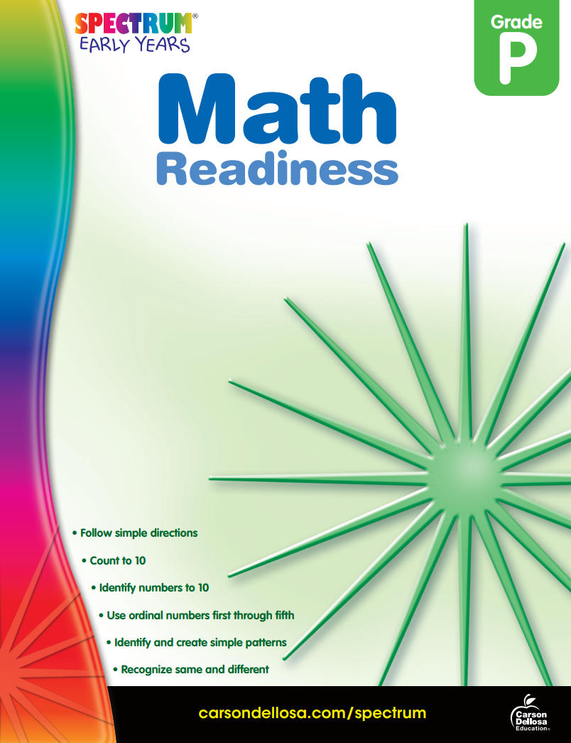 Spectrum Early Years Math Readiness