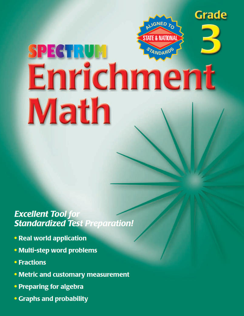 Spectrum Enrichment Math Grade 3