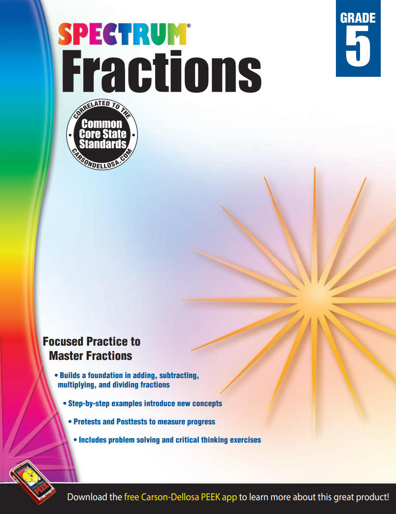 Spectrum Fractions Grade 5