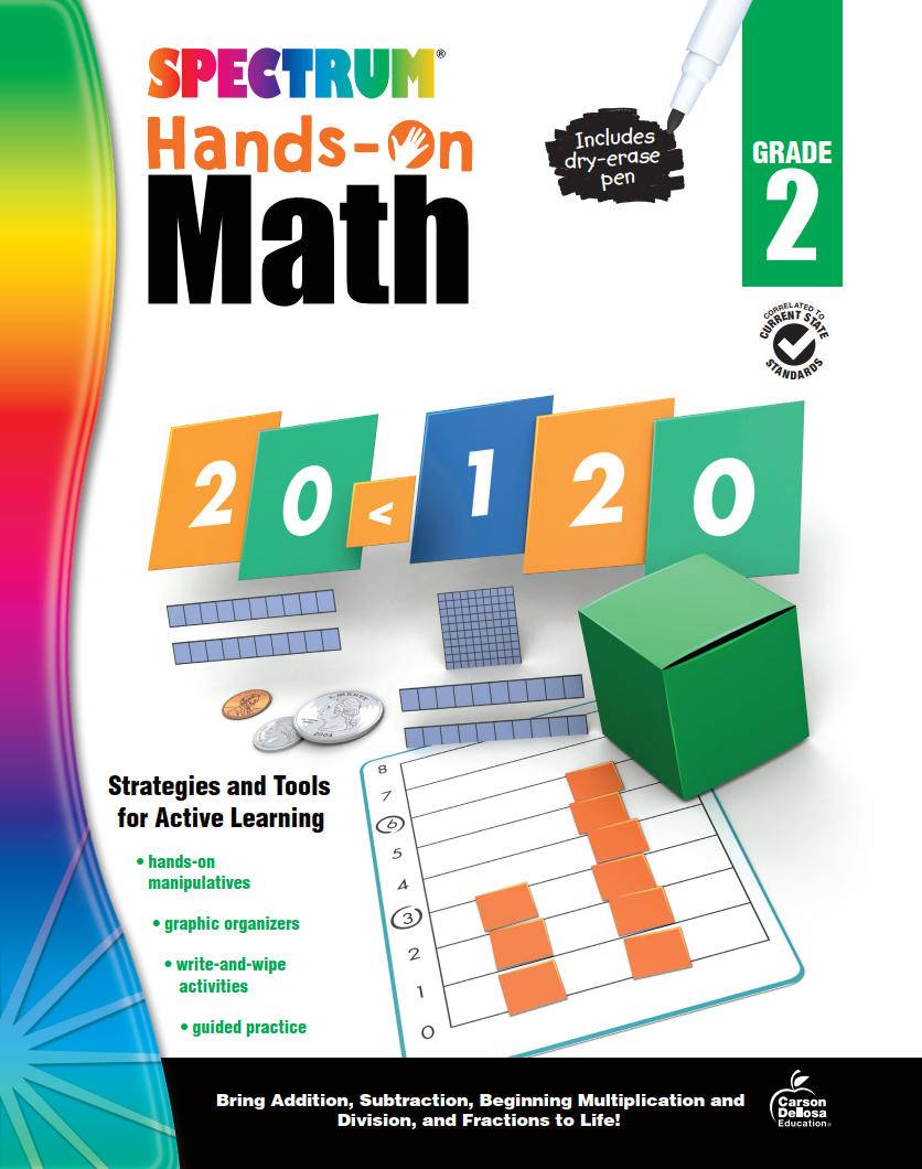 Spectrum Hands-On Math Grade 2