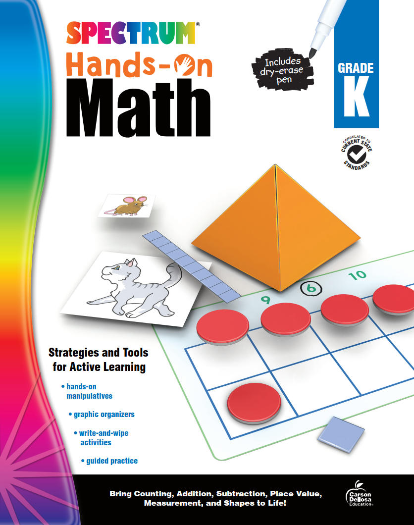 Spectrum Hands-On Math Kindergarten