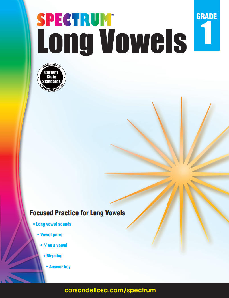 Spectrum Long Vowels Grade 1