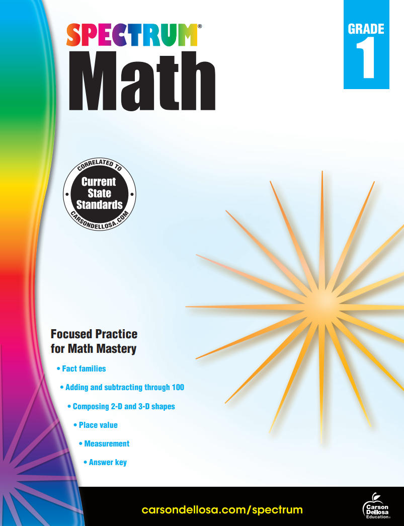 Spectrum Math Grade 1