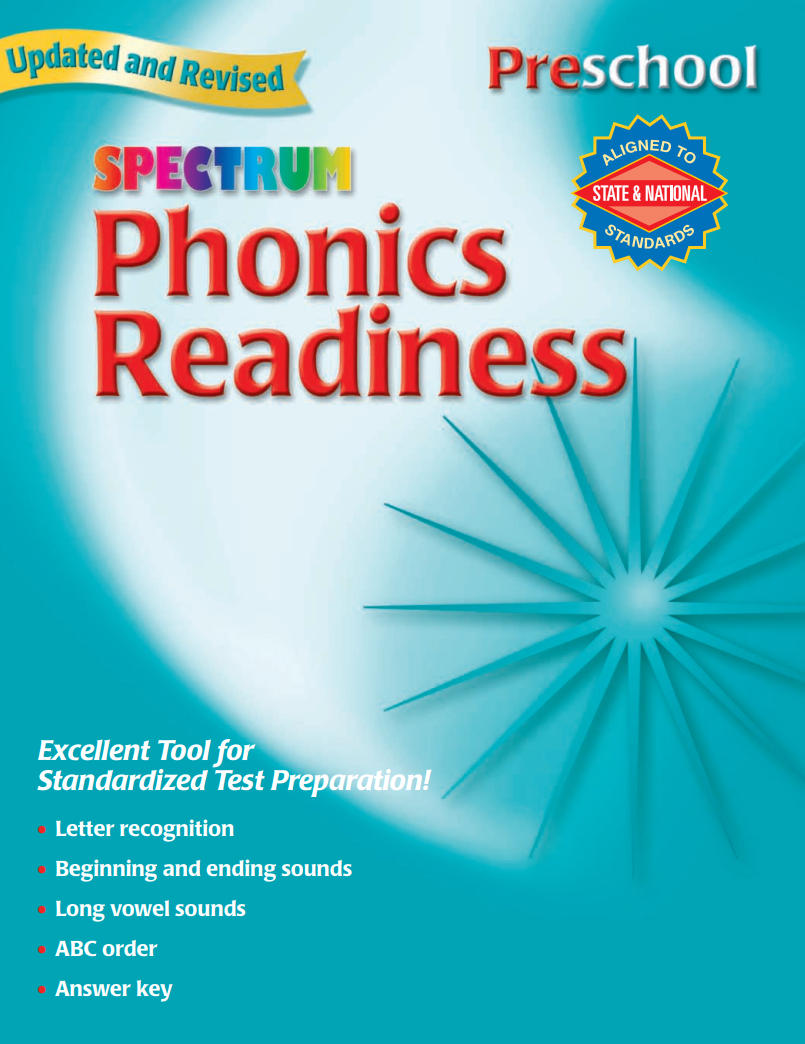 Spectrum Phonics Readiness Preschool