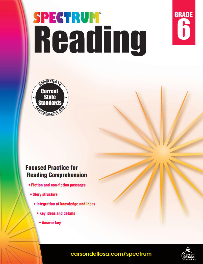 Spectrum Reading Grade 6