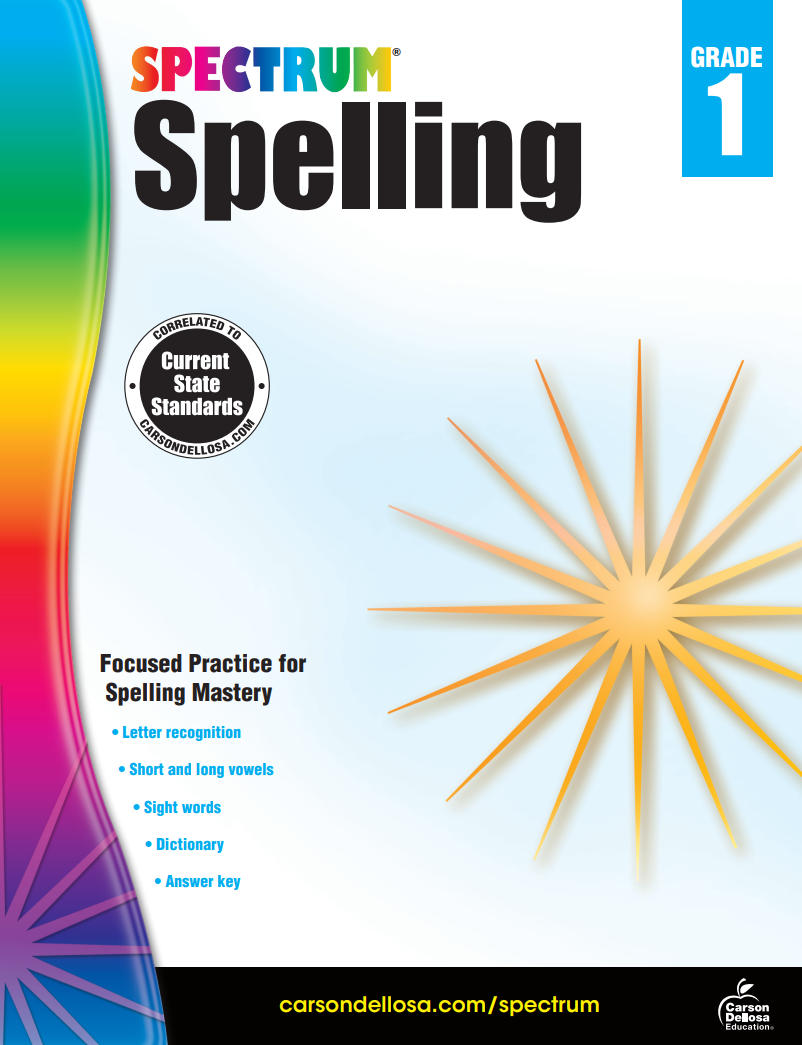 Spectrum Spelling Grade 1