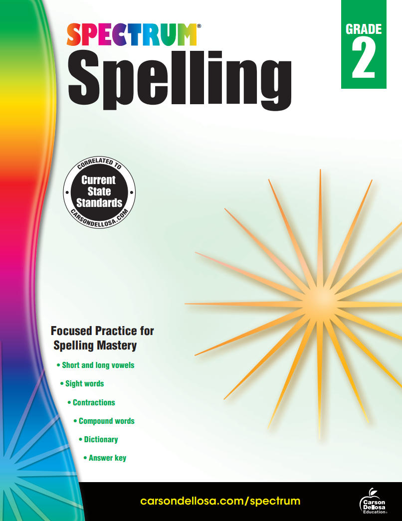 Spectrum Spelling Grade 2