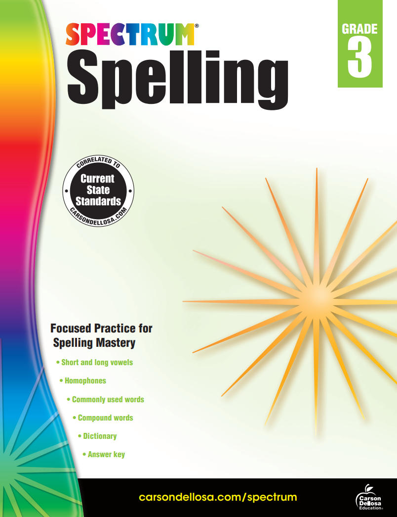 Spectrum Spelling Grade 3