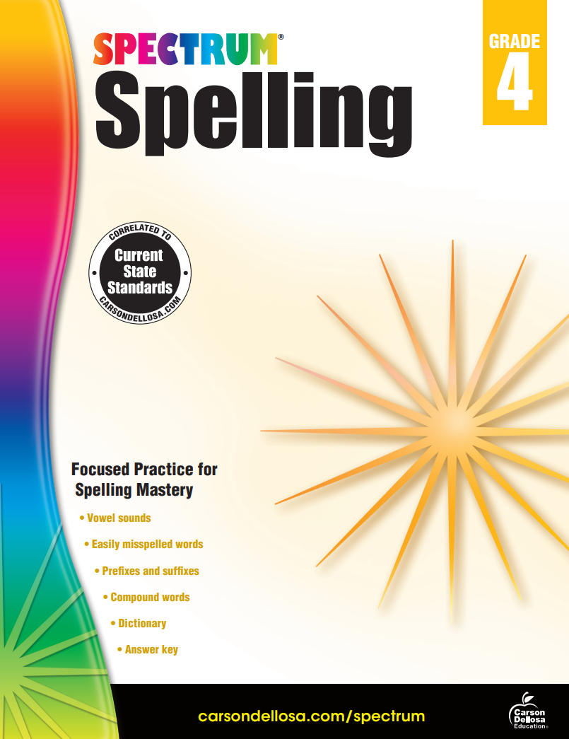 Spectrum Spelling Grade 4