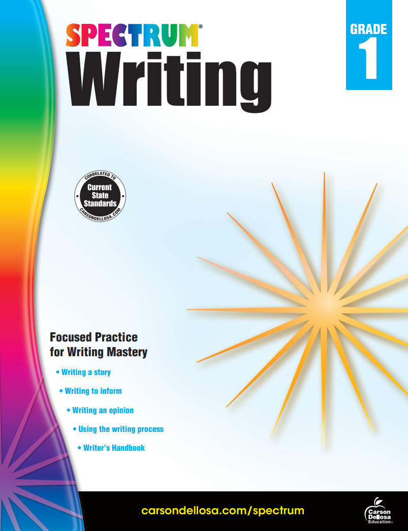 Spectrum Writing Grade 1