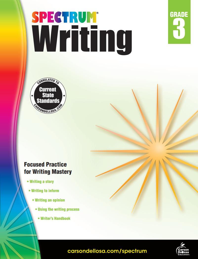 Spectrum Writing Grade 3