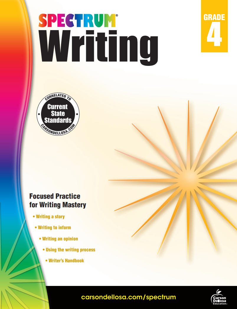 Spectrum Writing Grade 4