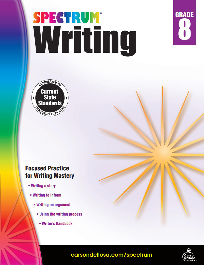 Spectrum Writing Grade 8